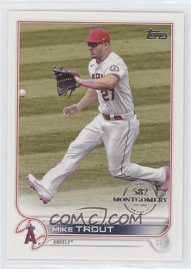 2022 Topps Series 1 - [Base] - 582 Montgomery Club #27 - Mike Trout