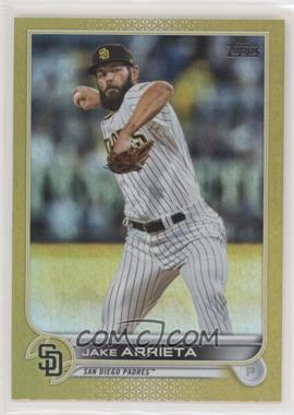 2022 Topps Series 1 - [Base] - Gold Foil #214 - Jake Arrieta