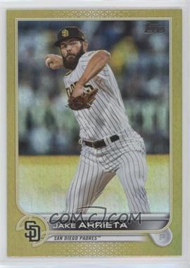 2022 Topps Series 1 - [Base] - Gold Foil #214 - Jake Arrieta