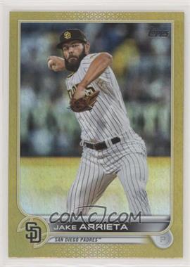 2022 Topps Series 1 - [Base] - Gold Foil #214 - Jake Arrieta