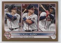 League Leaders - Adam Duvall, Austin Riley, Ozzie Albies #/2,022