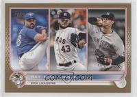 League Leaders - Robbie Ray, Lance McCullers Jr., Gerrit Cole #/2,022