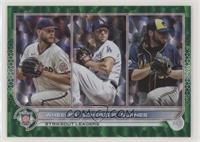 League Leaders - Zack Wheeler, Max Scherzer, Corbin Burnes #/499