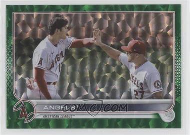 2022 Topps Series 1 - [Base] - Green Foil #159 - Angels /499