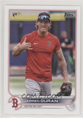 2022 Topps Series 1 - [Base] #187.3 - SP - Image Variation - Jarren Duran (Workout Clothes)