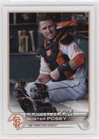 SP - Image Variation - Buster Posey (Eyes Closed in Dugout)