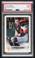 SP - Image Variation - Buster Posey (Eyes Closed in Dugout) [PSA 9 MI…