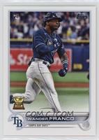 Wander Franco (Pounding Chest, Blue Jersey) [EX to NM]