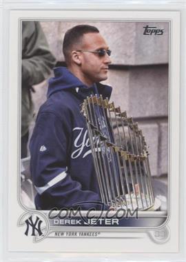 2022 Topps Series 1 - [Base] #23.2 - SP - Greats Variation - Derek Jeter (Holding World Series Trophy)