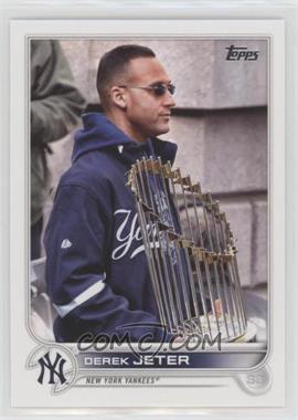 2022 Topps Series 1 - [Base] #23.2 - SP - Greats Variation - Derek Jeter (Holding World Series Trophy)