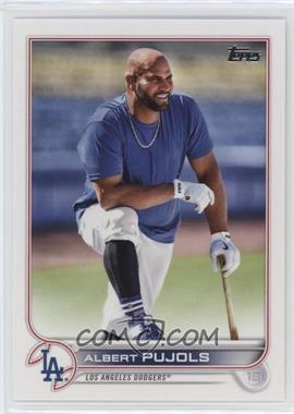 2022 Topps Series 1 - [Base] #237.2 - SP - Image Variation - Albert Pujols (Taking a Knee During Batting Practice)