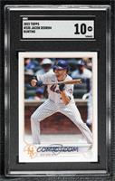 SP - Image Variation - Jacob deGrom (Bunting in Pinstriped Jersey) [SGC 10…