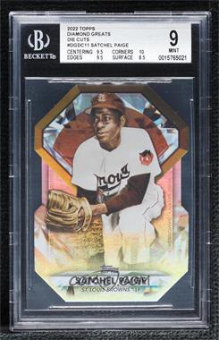 2022 Topps Series 1 - Diamond Greats Die-Cuts #DGDC-11 - Satchel Paige [BGS 9 MINT]