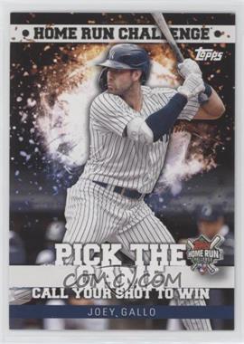 2022 Topps Series 1 - Home Run Challenge Code Card Series 1 #HRC-21 - Joey Gallo