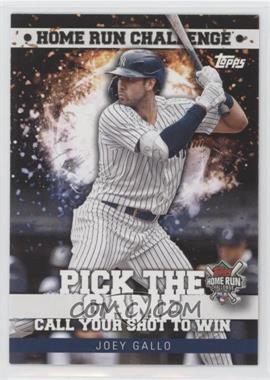 2022 Topps Series 1 - Home Run Challenge Code Card Series 1 #HRC-21 - Joey Gallo