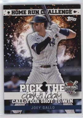 2022 Topps Series 1 - Home Run Challenge Code Card Series 1 #HRC-21 - Joey Gallo