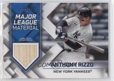 2022 Topps Series 1 - Major League Material #MLM-AR - Anthony Rizzo