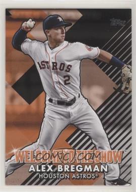 2022 Topps Series 1 - Welcome to the Show - Black #WTTS-29 - Alex Bregman /299