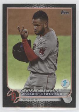 2022 Topps Series 1 1st Edition - [Base] - Black #192 - Eduardo Rodriguez /25