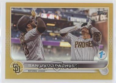 2022 Topps Series 1 1st Edition - [Base] - Gold #124 - San Diego Padres