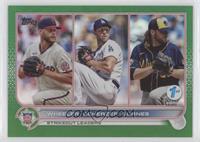 League Leaders - Zack Wheeler, Max Scherzer, Corbin Burnes #/150