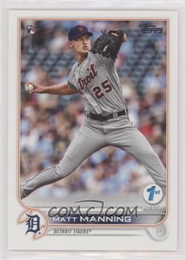 2022 Topps Series 1 1st Edition - [Base] #31 - Matt Manning