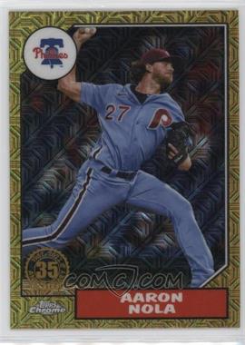 2022 Topps Series 2 - 1987 Topps Chrome Silver Pack Series 2 Mojo #T87C2-23 - Aaron Nola