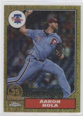 2022 Topps Series 2 - 1987 Topps Chrome Silver Pack Series 2 Mojo #T87C2-23 - Aaron Nola