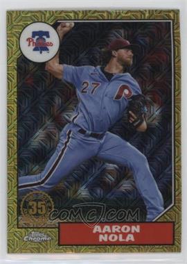 2022 Topps Series 2 - 1987 Topps Chrome Silver Pack Series 2 Mojo #T87C2-23 - Aaron Nola