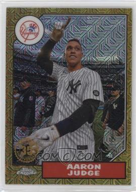 2022 Topps Series 2 - 1987 Topps Chrome Silver Pack Series 2 Mojo #T87C2-84 - Aaron Judge