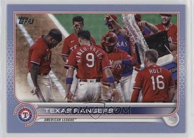 2022 Topps Series 2 - [Base] - Father's Day Powder Blue #558 - Texas Rangers /50