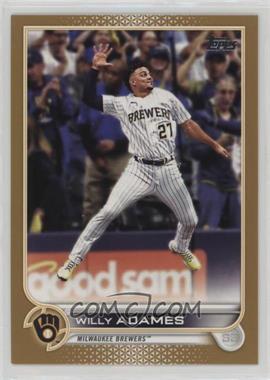 2022 Topps Series 2 - [Base] - Gold #378 - Willy Adames /2022