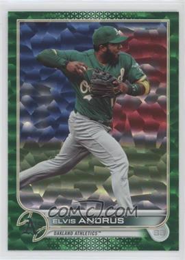 2022 Topps Series 2 - [Base] - Green Foilboard #520 - Elvis Andrus /499