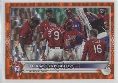 2022 Topps Series 2 - [Base] - Orange Foilboard #558 - Texas Rangers /299