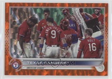 2022 Topps Series 2 - [Base] - Orange Foilboard #558 - Texas Rangers /299