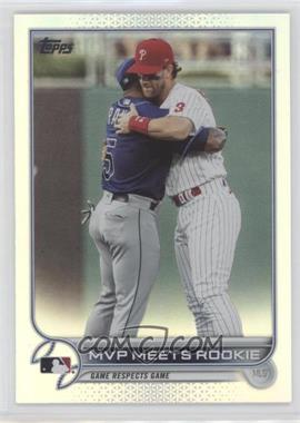 2022 Topps Series 2 - [Base] - Rainbow Foil #367 - Checklist - MVP Meets Rookie (Game Respects Game)