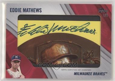 2022 Topps Series 2 - Cut Signatures #CS-EM - Eddie Mathews /1