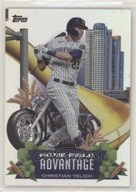 2022 Topps Series 2 - Home Field Advantage #HA-13 - Christian Yelich [EX to NM]