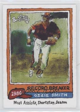2022 Topps Spotlight 70 II By Andy Friedman - [Base] - Spotlight 70 Stamp #35 - Record Breaker - Ozzie Smith (1980 Topps) /70