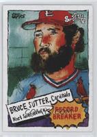 Record Breaker - Bruce Sutter (1985 Topps) #/70