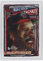 Record Breaker - Dave Winfield (1992 Topps) #/70