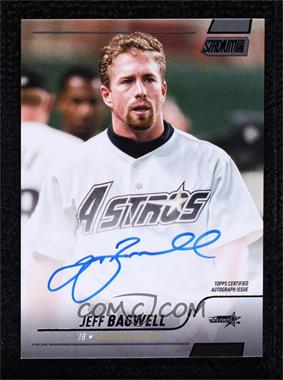 2022 Topps Stadium Club - Autographs - Black Foil #SCBA-JB - Jeff Bagwell /25