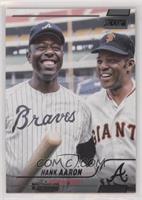 Hank Aaron (Posed with Willie Mays)