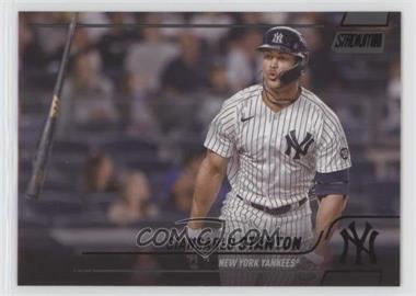 2022 Topps Stadium Club - [Base] - Black Foil #232 - Giancarlo Stanton