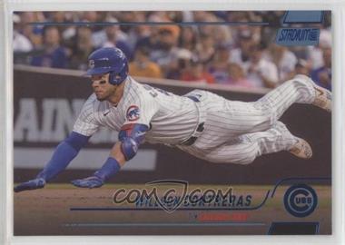 2022 Topps Stadium Club - [Base] - Blue Foil #136 - Willson Contreras /50