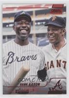 Hank Aaron (Posed with Willie Mays)