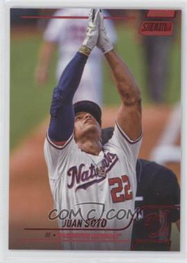 2022 Topps Stadium Club - [Base] - Red Foil #250 - Juan Soto