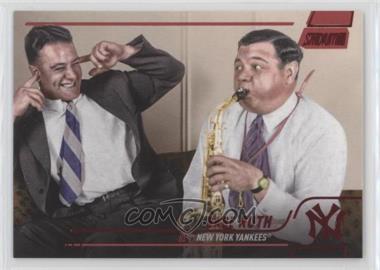 2022 Topps Stadium Club - [Base] - Red Foil #3 - Babe Ruth