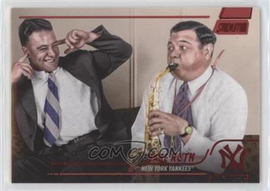 2022 Topps Stadium Club - [Base] - Red Foil #3 - Babe Ruth