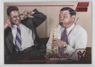 2022 Topps Stadium Club - [Base] - Red Foil #3 - Babe Ruth